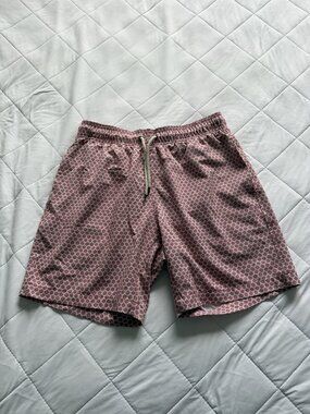 Faherty Men's Bathing Suit - MEDIUM - Pink - *GREAT Condition*